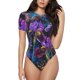 thumbnail image 1 of Fotbe Starry Night Iris Field Body de Mujer con Cuello Redondo y Mangas Cortas, Sin Mangas Ajustado, Suave, Cómodo y Básico-Small, 1 of 7