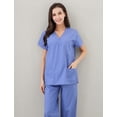 thumbnail image 7 of Richie House Women's V-neck Medical Set with Cargo Pants RHW2847, 7 of 7
