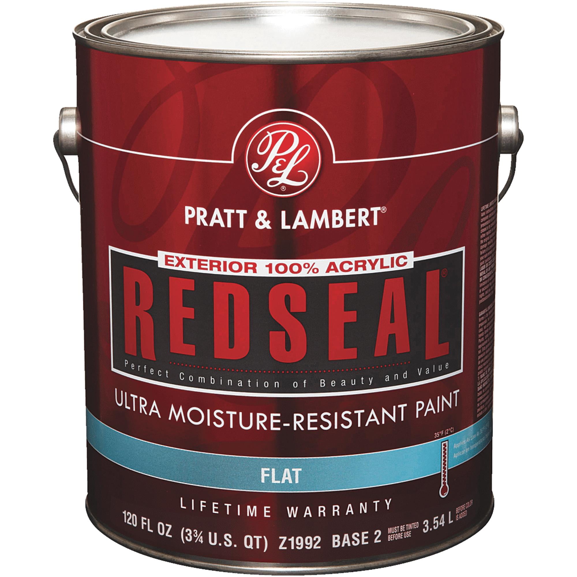 Pratt & Lambert RedSeal 100 Acrylic Flat Exterior House Paint