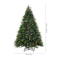thumbnail image 4 of SAFAVIEH 7.5 Ft Pre-Lit Fully Decorated Artificial Christmas Tree, Green, 4 of 12