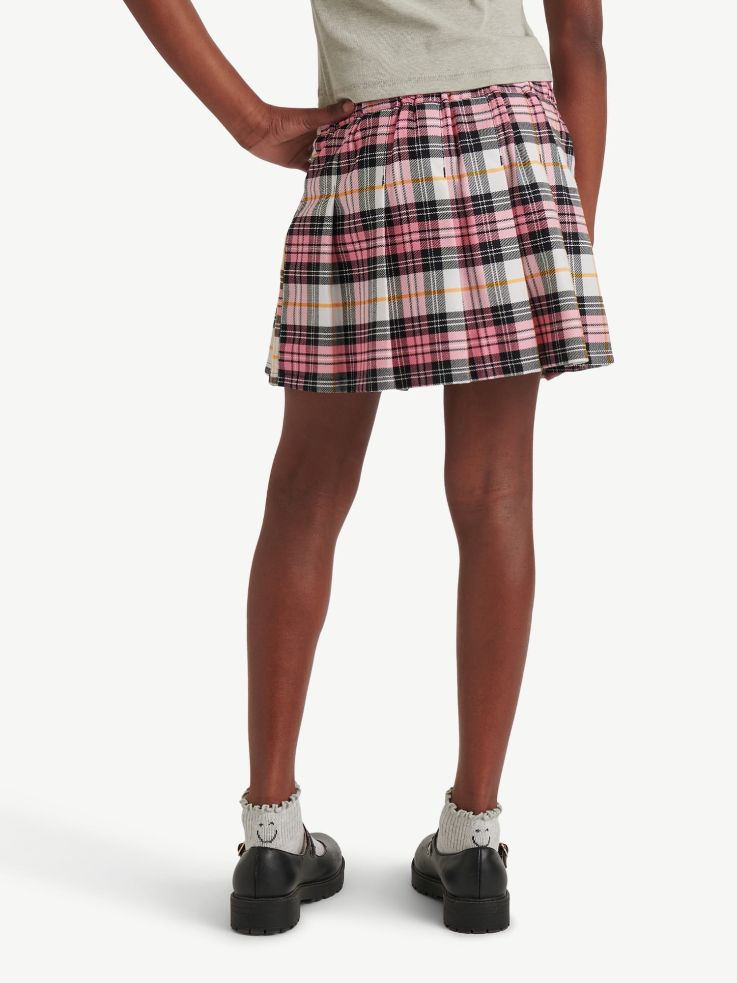 Justice x Girls Garfield Plaid Skirt, Sizes XS - XLP