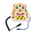 thumbnail image 1 of lionlar LED Busy Board Wooden Control Panel Montessori Toys LED Wooden Sensory Board for Smile Pattern, 1 of 9