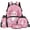 Axolotl Planets, variant on Pink Axolotls Kids Backpack Set 4Pcs with Portable Lunch Bag Multifunctional Pencil Case Water Bottle Bag Carrier Lightweight Bookbag for Elementary Middle School