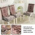 thumbnail image 5 of Colorful Classic Paisley Vintage Dining Chair Covers Set of 4 Bohemian Floral Ethnic Retro Decorative Pattern Washable Polyester Stretch Slipcovers Removable Protector for Farmhouse Decor, 5 of 6