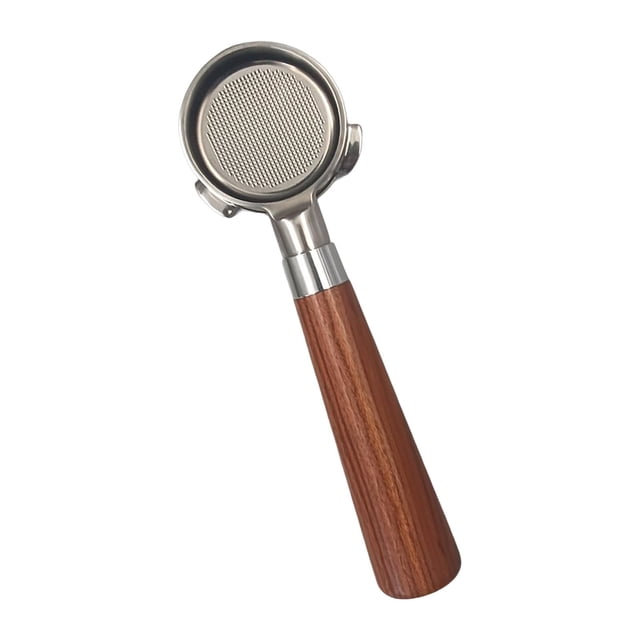 Portafiltro de café de 54mm, portafiltro sin fondo, mango de filtro profesional, reutilizable, fácil de lavar, para accesorios de máquina de café Estilo B Gloria Portafiltro sin fondo