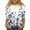 Dark Blue, variant on Xyxonk Girls 3/4 Sleeve Shirts Size 10-12 Retro Floral Printed Basic Tween Girls Clothes Kids Crew Neck Knit Cute T Shirts Trendy Fall Outfits Black 120