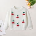 thumbnail image 2 of Gubotare Baby Sweaters for Boys Boys Sweater Boys Sweaters Boy's Knit Sweater Long Sleeve Lightweight Casual Pullovers for Kids Sweater Size 6 9 Months (White,6-9 Months), 2 of 9