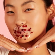 Vitamasques Cherry Vegan Collagen Lip Mask, Moisturize & Plump , One Patch