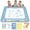 Blue, variant on Water Doodle Mat,40x32 inch Kids Drawing Mat Toddlers Educational Toys for Age 3- 8 Year Old Writing Drawing Toys Christmas Birthday Gifts(Small)