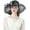 Black, variant on Organza Church Hats for Women,Big Brim Sun Hats,Fascinator Bridal Tea Party Wedding Hat