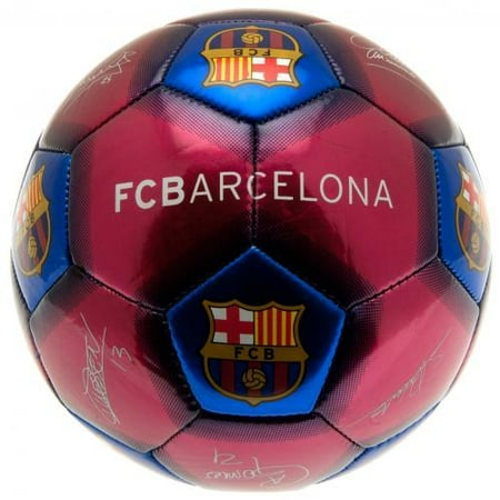- FC Barcelona - Size 5 Ball With Team Signatures