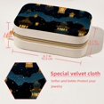 thumbnail image 5 of Ramadan Lantern Velvet Necklace Holder: Portable Travel Organizer Box with Removable Compartment - Great Gift for Any Occasion, 5 of 7