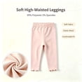 thumbnail image 3 of Yibosean Baby Girls 7-Pack Ruffle Ankle Leggings, Soft Stretch Pants for Toddler Girls 6M-4T, 3 of 8
