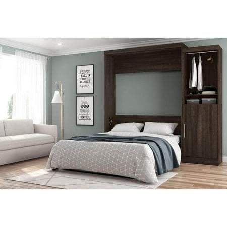 Nebula 90 Set Including A Queen Wall Bed And One Storage Unit Bark Grey White Canada - Nebula 90 Queen Wall Bed Kit Nebula 90 Set Including A Queen Wall Bed And One Storage Unit Bark Grey White Canada - Nebula 90 Queen Wall Bed Kit