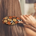 thumbnail image 3 of Autumn Halloween Pumpkin Pattern Hair Brush,Girls Detangling Hair Brush,Glide Through Tangles with Ease for Wet & Dry Hair,8.8"X2.8", 3 of 7