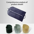 thumbnail image 5 of Foldable Travel Garment Bag for Suits & Dresses Breathable Non Woven Fabric,60x100cm (23.6x39.4in) Black Blue Gray 2 Carry Handles,Zipper,Closet Storage & Travel Suit Cover, 5 of 7