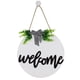 thumbnail image 1 of Bearachild Colgador de puerta delantera, placa de puerta de estilo Vertical, tablero para colgar en la pared con lazo, decoraciones rústicas para porche, Kits de decoración para fiestas Tipo 1 Bearachild HA063872-01, 1 of 6