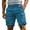 T#Dark Blue804, variant on CAIVO Men's Washed Casual Loose Fit Cargo Shorts Summer Outdoor Comfortable Stretch Breathable Shorts For Hiking Travel Solid Color Comfort Dailywear
