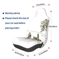 thumbnail image 3 of Balery Cowboys Riding A Horse Near A Tree Funda de Asiento para Auto con Diseño - Cubierta Frontal Suave y Transpirable con Protector Antideslizante- 1 Unidad, 3 of 5