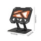 thumbnail image 3 of Soporte para tableta totalmente metálico, giratorio 360 grados, plegable, altura de escritorio que aumenta la disipación del calor, soporte para tableta, soporte para computadora tableta, 3 of 6