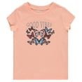 thumbnail image 4 of BTween Girls 4-Piece Summer Tops | Fashionable Short Sleeve T-Shirt | Casual Daily Shirt for Kids - Assorted Colors, 4 of 5