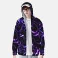 thumbnail image 2 of Gaeub Galaxy Lightning Men's and Women's UPF 50+ Long-Sleeved Sun Protection Clothing, Fishing Shirt Long Sleeve Zip-XX-Large, 2 of 7