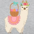 thumbnail image 3 of CafePress - EASTER ALPACHA Long Sleeve T Shirt - Womens Baseball Tee, 3 of 4