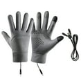 thumbnail image 2 of Electric Heated Winter Gloves for Men Women,Rechargeable Motorcycle Heated Hand Warmers Gloves Skiing Golf,Touchscreen Waterproof USB Winter Gloves Heating Glove For Driving Cycling Hunting Hiking, 2 of 9