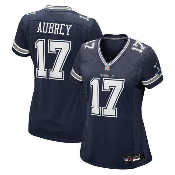 Women's Nike Brandon Aubrey Navy Dallas Cowboys Team Game Jersey