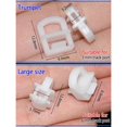 thumbnail image 5 of 10pcs Car Curtain Track Wheel Truck Curtain Buckle Car Curtain Track Suspension Ring Pulley Sliding Ball Curtain Rail Clips Hook, 5 of 11