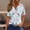 #0019-Light Blue, variant on Neewe Women Hawaiian Shirt Button Down Summer Tops Beach Cool Short Sleeve V Neck Blouse