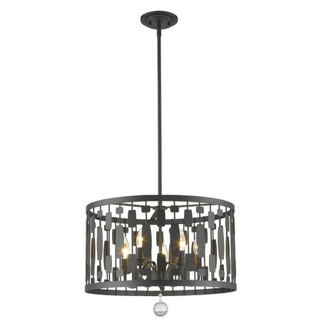 

Z-Lite Almet 5 Light Pendant in Bronze