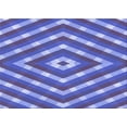 thumbnail image 1 of Ahgly Company Indoor Rectangle Patterned Purple Amethyst Purple Area Rugs, 3' x 5', 1 of 6