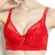thumbnail image 2 of Ropa interior fina de copa completa, sujetador pequeño de talla grande, sujetador de encaje ajustable inalámbrico para mujer, cubierta de pecho, copa BCD, sujetadores de encaje de talla grande Tan Jianjun unisex, 2 of 2