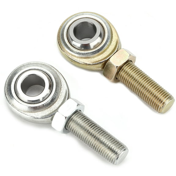 2pcs Rod Ends Heim Joints 1/2inx1/2‑20 RH LH Male Thread for Cars ATVs Boats Motorcycles