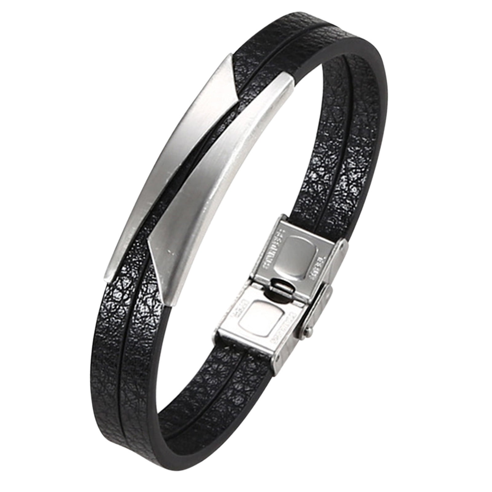 Clearance Negative Titanium Bracelet Men s Titanium Steel Bracelet The Wristband Emits Negative Body s Energy Channels To Circulation Deal of The Day Today Deals 67 Walmart