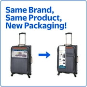 Protege 3-Piece Softside Luggage Travel Set, Includes Medium Checked Luggage, Carry On Duffel and Boarding Tote, Gray