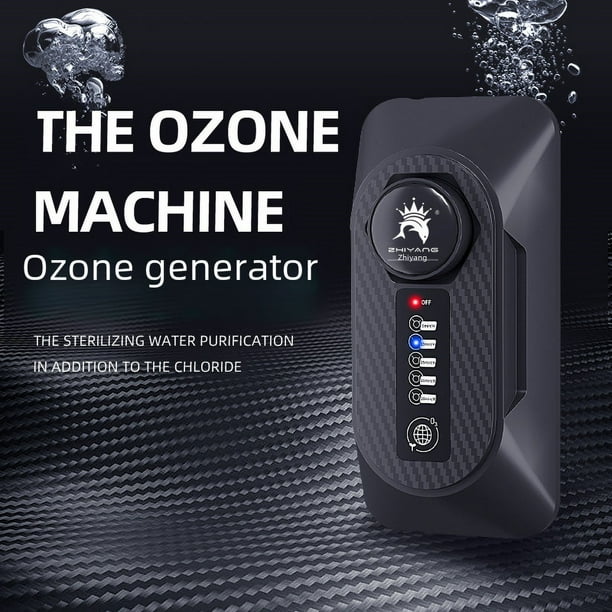 Máquina de ozono para peceras Generador de ozono para peceras Esterilización Purificación de agua para acuarios Eliminación de algas Eliminación de agua verde y amarilla Olor a pescado O3