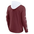 thumbnail image 3 of Men's Fanatics  Maroon/White Texas A&M Aggies Color Block Badge Fleece Pullover Hoodie, 3 of 3