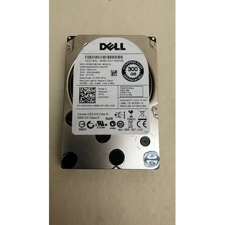 Refurbished Western Digital Dell WD3001BKHG WD XE 300GB 2.5" SAS 2 Enterprise Hard Drive