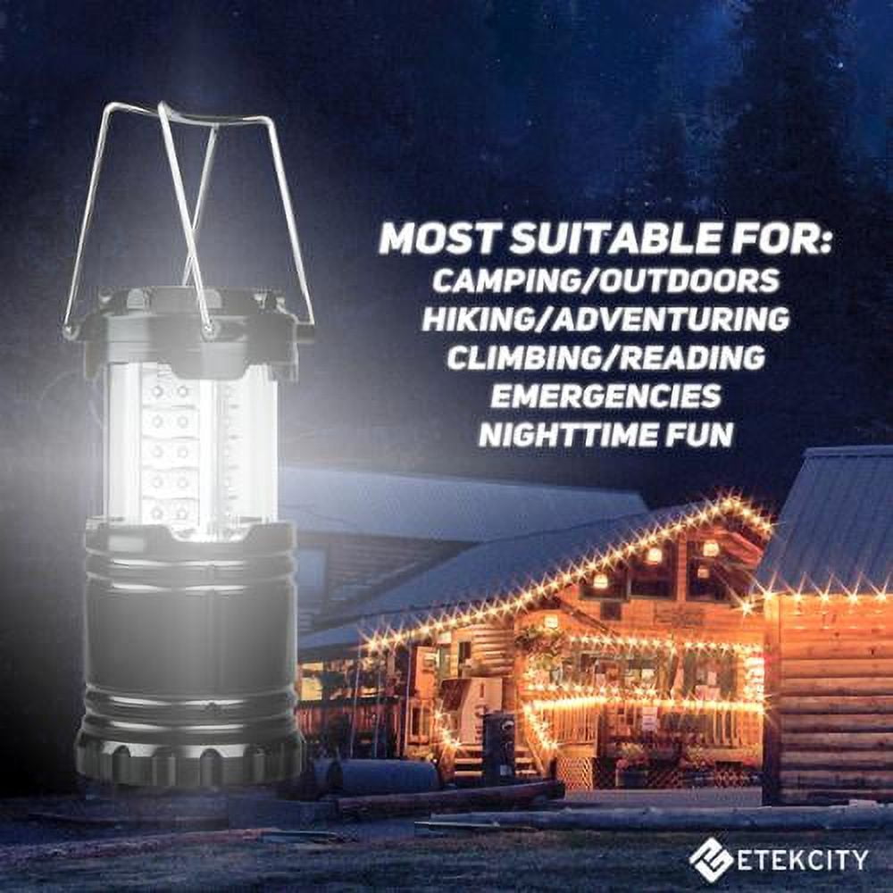 Bring four highly-rated Etekcity lanterns to the camp site for