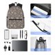 thumbnail image 4 of Easygdp Retro Bunny Mochila Casual para Portátil, Mochila para Escuela, Viajes, Negocios, 4 of 6