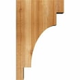 thumbnail image 3 of 4"W x 12"D x 20"H Mediterranean Rough Sawn Corbel, Western Red Cedar, 3 of 9