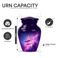 thumbnail image 5 of Yatskia Purple Snake with Thunderstorm Little Funeral Keepsake Urn for Ashes Adult Brother and Sister, Decorative Large Cremation Urns for Human Ashes Adult, (Classic 10 Inch and 3 Inch), 5 of 8