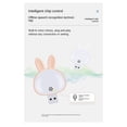 thumbnail image 2 of 2Pcs USB Reading Lamp,Mini Bunny Night Light, Smart Voice 3 Color Desk Lamp for Bedroom Kids Room Pink + White, 2 of 5