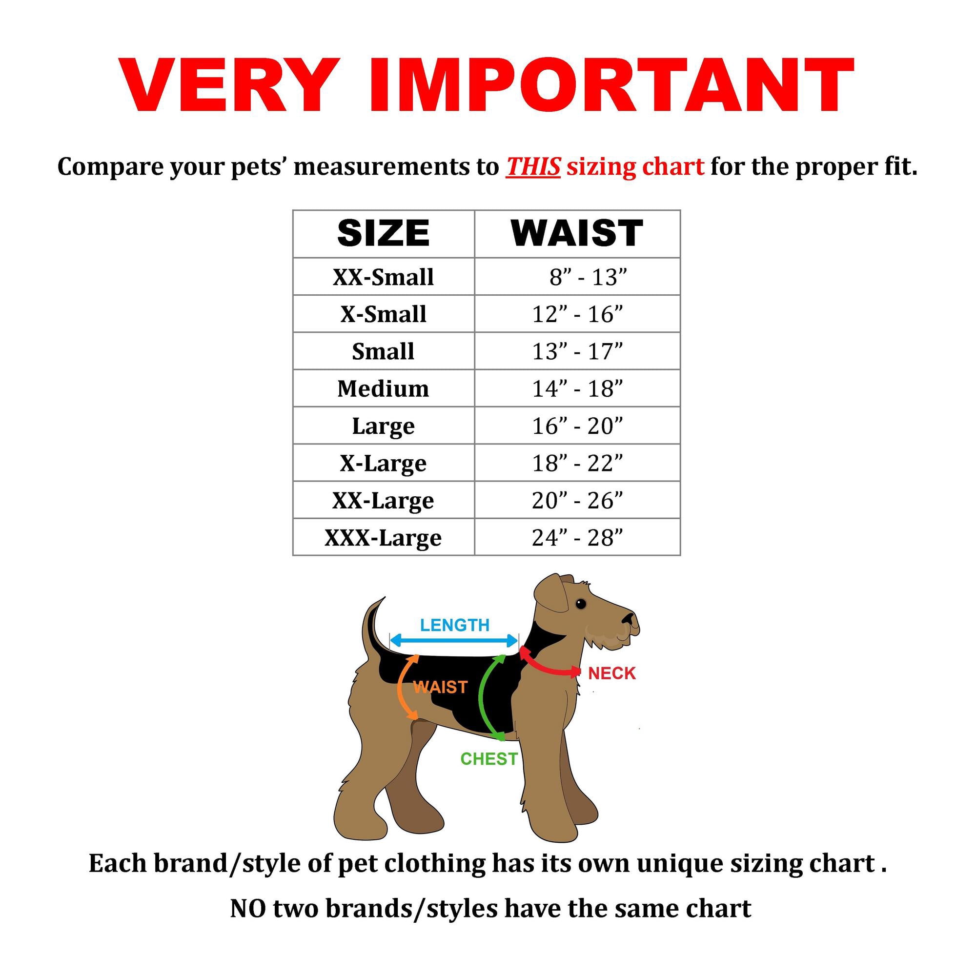 PACK – 2pcs Dog Cat Diapers Female WASHABLE Reusable For SMALL and LARGE Pet Absorbent Pad INCLUDED sz Medium (waist: 14" - 18")