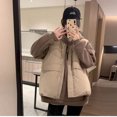thumbnail image 5 of Chalecos para mujer, chalecos de algodón con plumón de pato, cárdigans casuales sin mangas con cuello redondo, chaquetas de moda coreanas vintage, blusas holgadas para mujer, 5 of 5