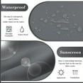 thumbnail image 4 of Outdoor Cushions for Patio Furniture Replacement, 4" Foam High-Density, 14-Piece Water-Resistant Outdoor Cushion for 6-Seat Sectional Patio Conversation Sets（Dark gray）, 4 of 7