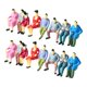 thumbnail image 4 of 14 figuras pintadas a mano, muñecos, figuras de personas en miniatura, modelos realistas para Escala 1:42, 4 of 9