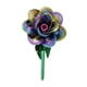 thumbnail image 2 of Rosa de metal artificial para decoración del hogar, arreglo floral de mesa. Multi, 2 of 9